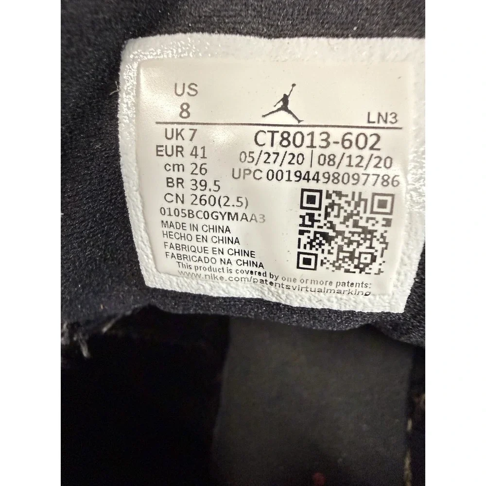 Nike Air Jordan 12 Retro 'Reverse Flu Game' Men's Size 8 Style CT8013-602 Good
